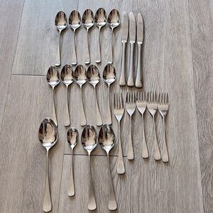 AMC “Astrid” Stainless Steel Flatware Set 22 pieces vintage